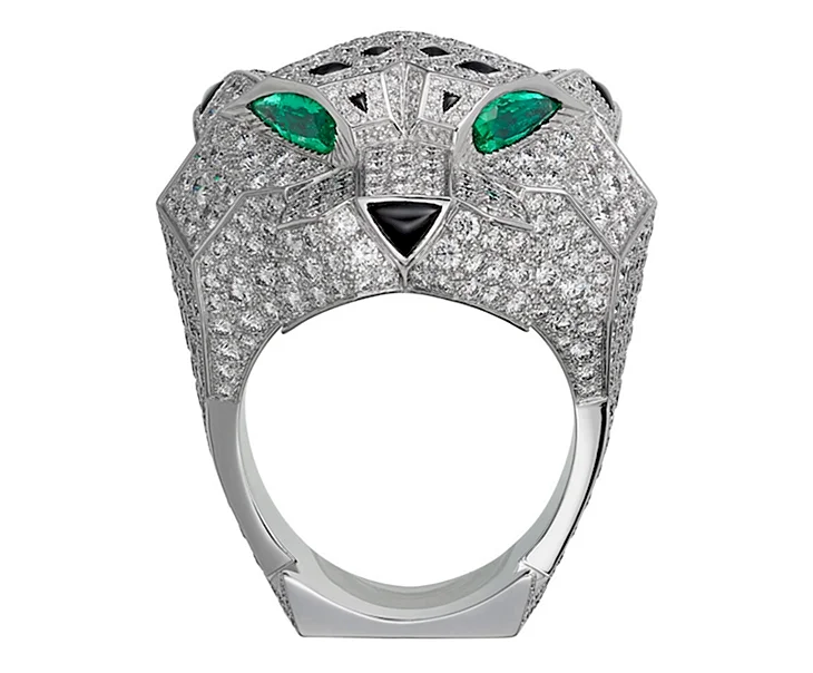 Кольцо Cartier Panthere Onyx Diamond