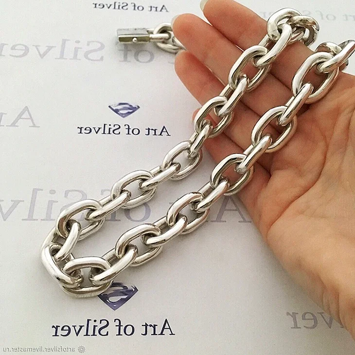 Цепь Якорная серебро 120 грамм